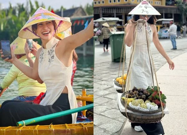 Thai entertainment princess causes a stir online with a series of 'super cool' photos in Hoi An