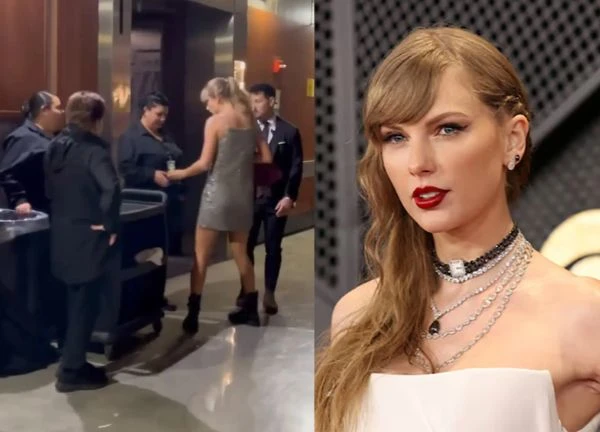 Taylor Swift lộ hành động cực sốc với 4 nhân viên lao công, ai cũng cảm kích