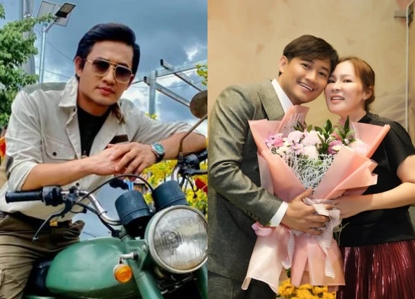 Quy Binh and his wife "ran away" together, being "hunted" by netizens