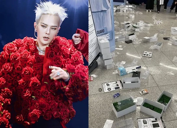 Concert của G-Dragon hóa "bãi rác" kinh hoàng