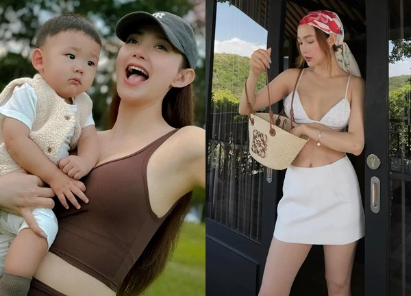 "Mẹ một con" Minh Hằng: Vóc dáng quyến rũ, chồng tặng vàng và xe tiền tỷ