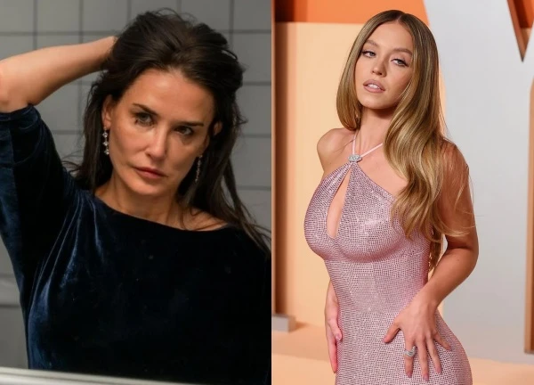 Oscar 2025: Sydney Sweeney gây sốt với màn hất tóc 5 giây, Demi Moore sốc