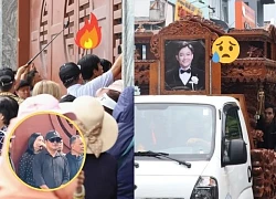 The scene of bringing Quy Binh's coffin: the livestream army followed, Van Trang cried faintly