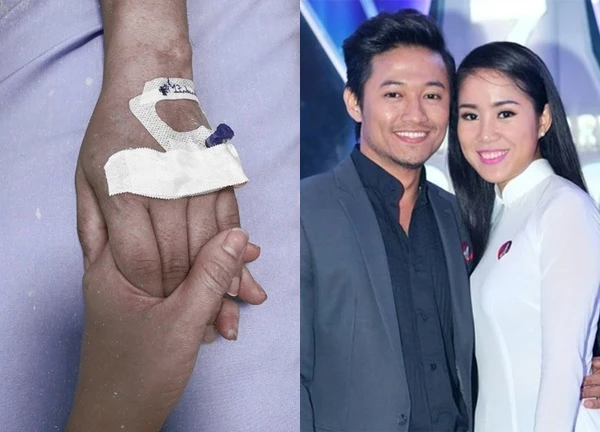 Lê Phương đăng ảnh nắm chặt tay Quý Bình, nghẹn ngào nói 6 chữ vĩnh biệt cố nghệ sĩ