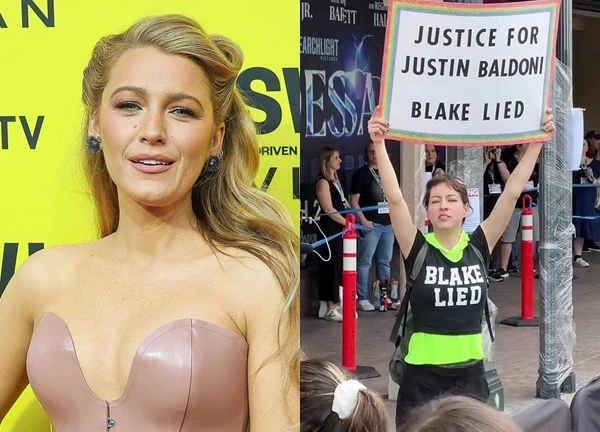 Vợ 'Deadpool' Ryan Reynolds bị đăng biểu ngữ phản đối khi ra mắt phim mới