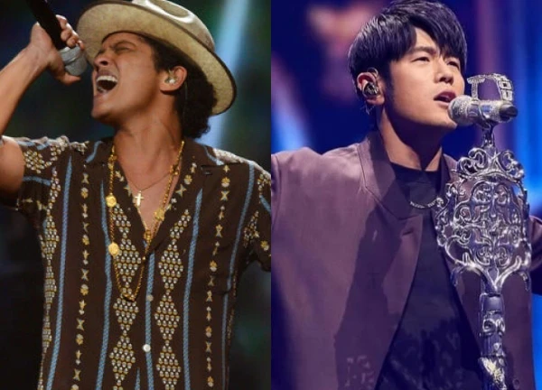 Bruno Mars bất bại trên đường đua nhạc, bất ngờ bị réo vào ồn ào Châu Kiệt Luân