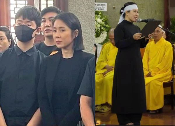 Le Phuong posted a harsh message after Quy Binh's funeral, suspected of targeting Ngoc Tien's wife?