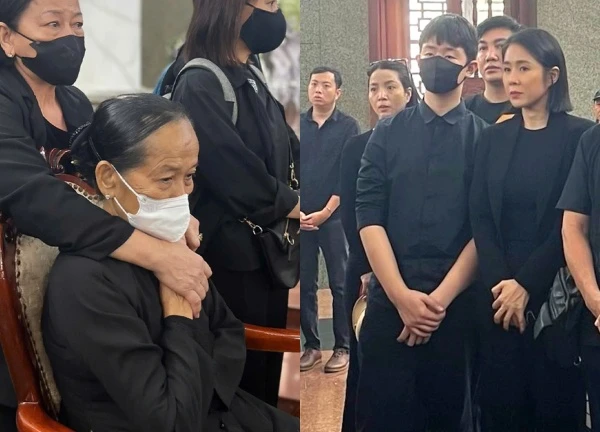 Quy Binh's family considers Le Phuong's son as their grandson, the two sides are extremely close.