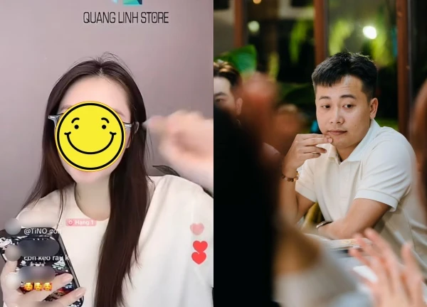 Quang Linh is in hiding, replaced by staff but scolds customers on live, jokes