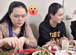 Duy Manh's wife - sister gathered with friends, screen capture of outfit, netizens shook their heads