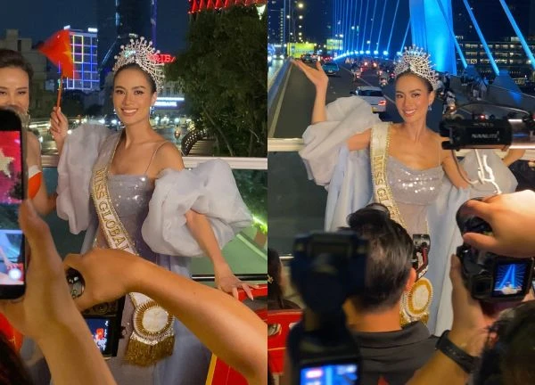 Miss Global 2025: Nhu Van cried as she returned home, her parade was empty of fans