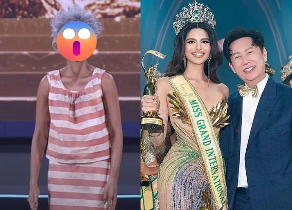 Miss Grand Thailand: giám khảo thất thần vì xuất hiện bà lão trên sân khấu?