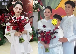 Quynh Luong's engagement: The groom's family did not give a dowry, the stepchild's expression attracted attention