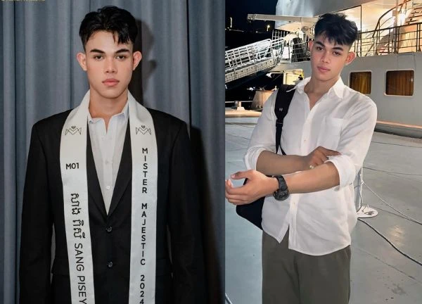 Nawin: The reigning Mister Cambodia 2024, his handsome appearance helps fans "feast their eyes"