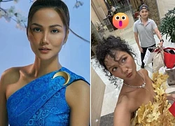 H'Hen Niê 'let loose' to let her husband do a 'shocking' thing on social media, netizens laugh together?