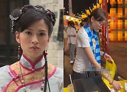 Bắt gặp nữ diễn viên từng thi Hoa hậu đi bán chân gà ở chợ đêm, còn nói 1 câu khiến ai cũng xót xa