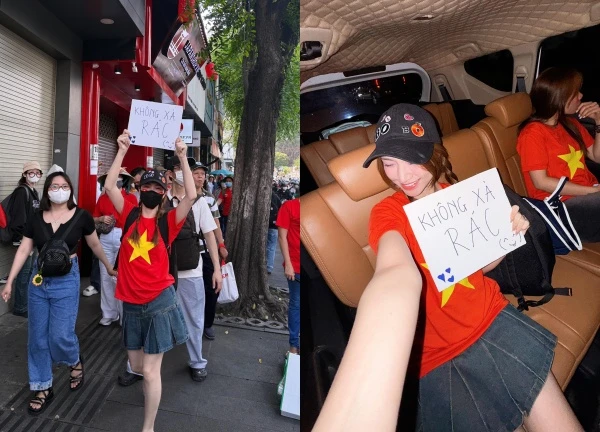 Hoà Minzy kêu gọi dọn rác ở diễu binh, đáp trả khi bị nói làm màu, CĐM hả hê