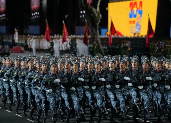 38 khối quân đội, công an lần đầu hợp luyện diễu binh ở TPHCM