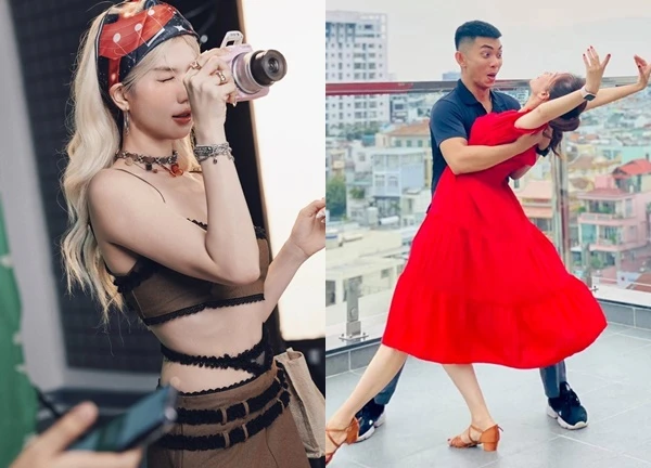 Ngọc Trinh sexy hết cỡ, vợ chồng Phan Hiển - Khánh Thi khiêu vũ trên sân thượng