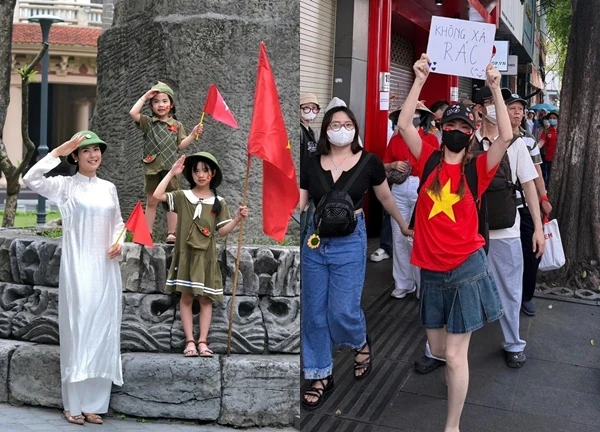 Hình ảnh đẹp của hoa hậu Ngọc Hân, Hoà Minzy gây sốt với chia sẻ 'không xả rác'