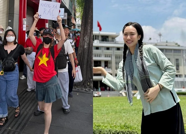 Hòa Minzy xuống đường dọn rác trong tổng duyệt 27/4, Diệu Nhi có lời kêu gọi được cả MXH hưởng ứng