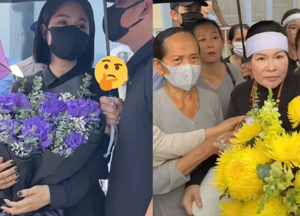 Le Phuong hugs flowers to see Quy Binh off, strange points 'accuse' of old love, how is the 'first wife'?