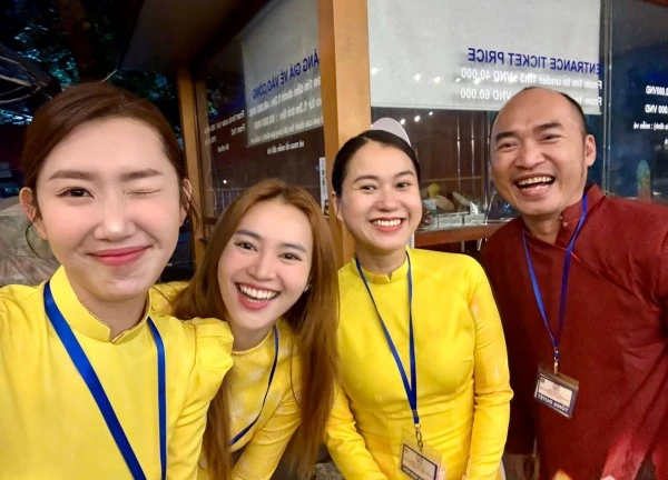 Tổng duyệt ngày 27/4: Hoa hậu Thanh Thủy, Lan Ngọc và dàn sao Việt diện áo dài, tất bật chuẩn bị từ 3h sáng