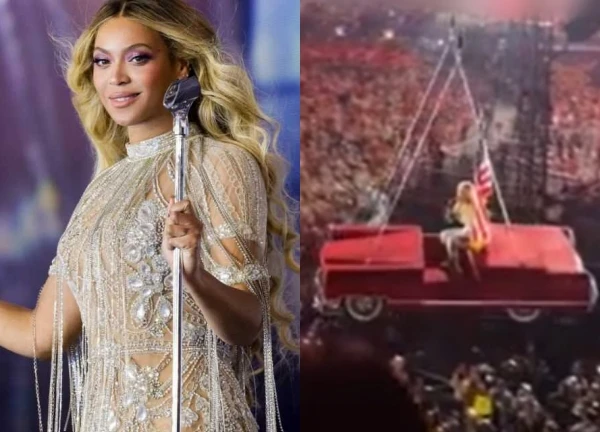 Beyoncé châm lửa piano, lái xe mui trần "lơ lửng" tại concert, nhận tối hậu thư