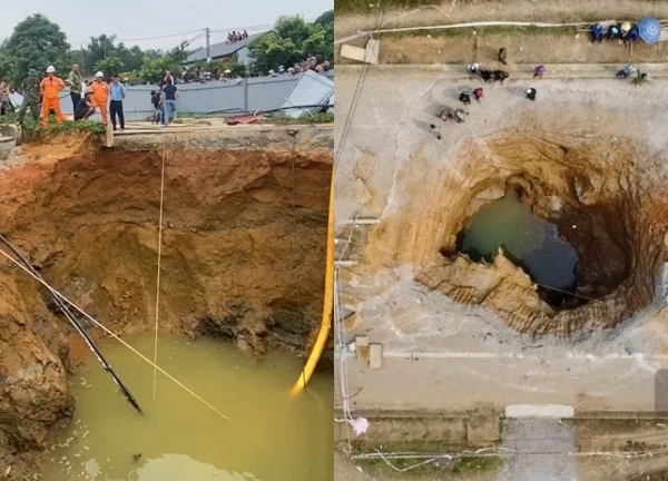 'Hố Tử Thần' sâu không đáy nuốt trọn người và xe ở Bắc Kạn, cảnh báo địa chất