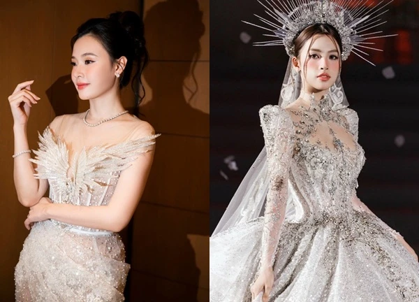 Màn đổ bộ bùng nổ visual: Hoa hậu Tiểu Vy hóa nữ thần, Midu lên hương nhan sắc hậu làm dâu hào môn!