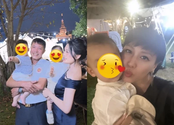 Sinh nhật quý tử Văn Hậu: Ông nội hiếm hoi lộ diện, "bơ" cháu vì con Quang Hải?