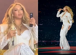 Beyoncé bị 'tạt rượu' giữa lúc trình diễn, vươn tay cầu cứu, siêu sao 'hết thời'