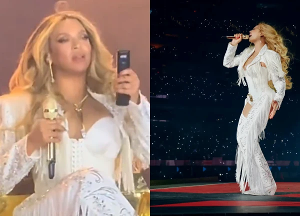 Beyoncé bị 'tạt rượu' giữa lúc trình diễn, vươn tay cầu cứu, siêu sao 'hết thời'