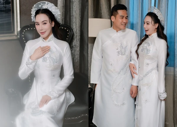 Đám cưới Hồ Quỳnh Hương: Chú rể lần đầu lộ diện, cô dâu mặc áo dài và 4 chiếc váy cưới khác biệt!