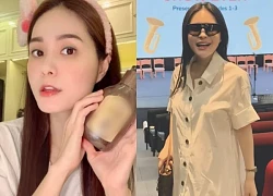 Đoàn Di Băng lộ diện sau vụ dầu gội "rởm", vóc dáng khác lạ, nghi bầu lần 5?