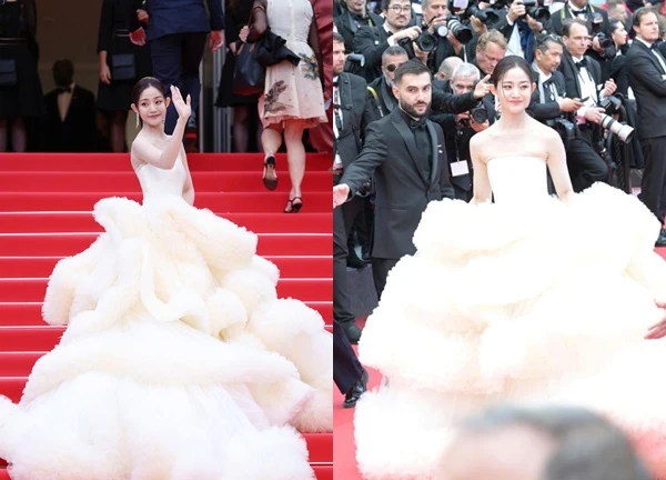 "Muối mặt" nhất Cannes ngày 1: Sao nữ 9X Trung Quốc mặc "phá luật" liên tục bị đuổi khỏi thảm đỏ!