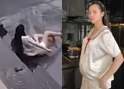 Quỳnh Lương bỗng té ngã khi mang thai 6 tháng, ngồi im bất động, CĐM hoảng hốt