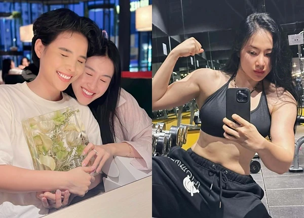 Sao Việt 13/5: Angela Phương Trinh khoe cơ bắp, Vũ Cát Tường rạng rỡ bên bạn đời