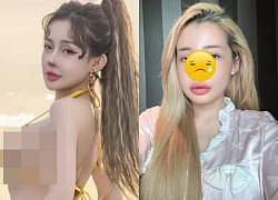 Ngan 98 bares her butt on the beach, causing chaos on social media, about to "smash her face and rebuild" for the 12th time