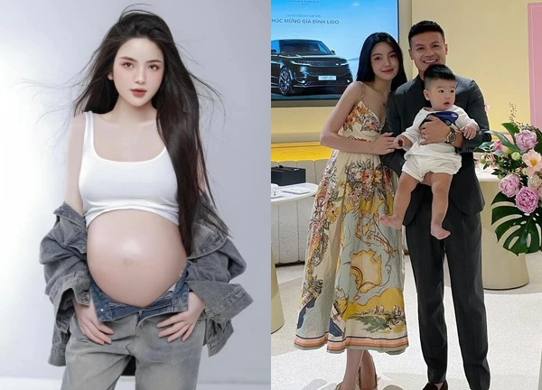 Chu Thanh Huyen exposed her big belly, her husband immediately gave her a billion-dollar car, surpassing Van Hau