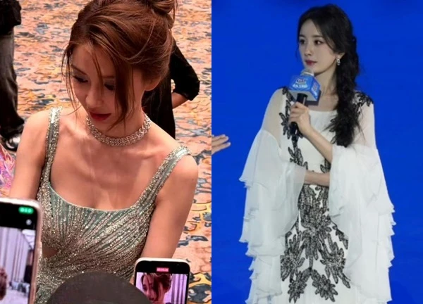 "Đại chiến" cam thường Cbiz: Triệu Lệ Dĩnh phờ phạc khó tin, Angelababy lộ ngực gầy trơ xương, Dương Mịch dư sức chấp cả 2!