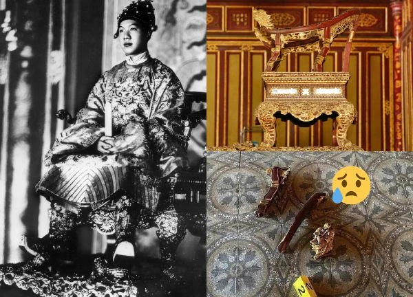 Nguyen Dynasty throne: the only one still intact, King Bao Dai sat last