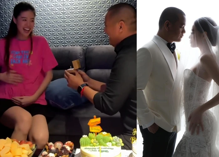 Miss Khanh Van revealed 2 lines on pregnancy test, the photographer's husband's attitude is shocking?