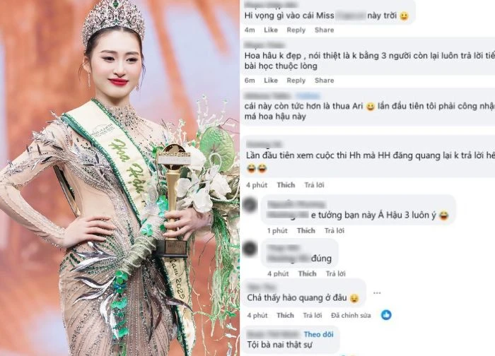 New Miss Earth Vietnam: daughter of a Lieutenant Colonel, called 'Miss Clown', suspected of buying the award
