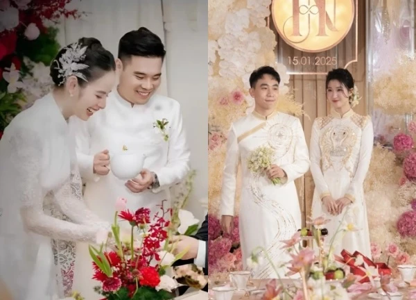 The son of the Chairman of Viettel married his wife who is a showbiz person, like Mr. 3 of the Vin family 1 thing