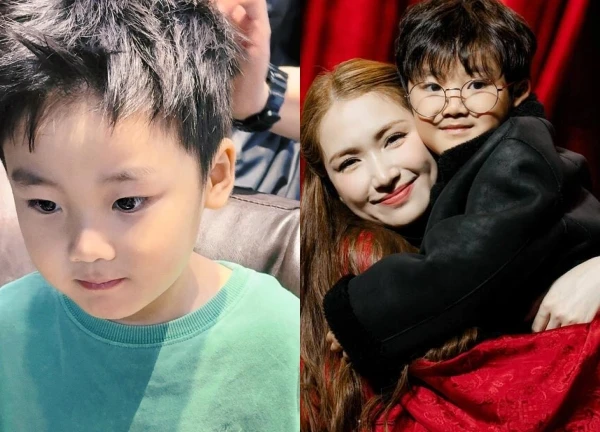 Hoa Minzy's son made his mother helpless, was "on the air" with his grandmother, fans were excited