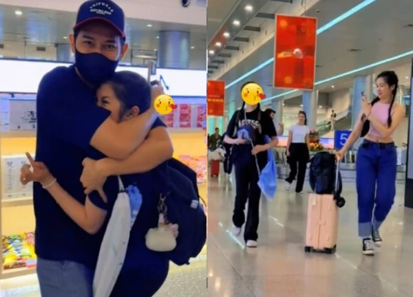 Huy Khanh met his ex-wife again, his attitude of ignoring and desperately deleting it from the frame?