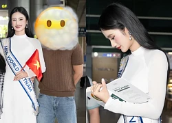 Y Nhi returns to Vietnam, her boyfriend is still absent, 1 'strange' guy accompanies her, new love?
