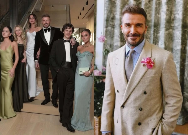 David Beckham received good news from the Royal Family, the whole family suddenly got along and enjoyed it