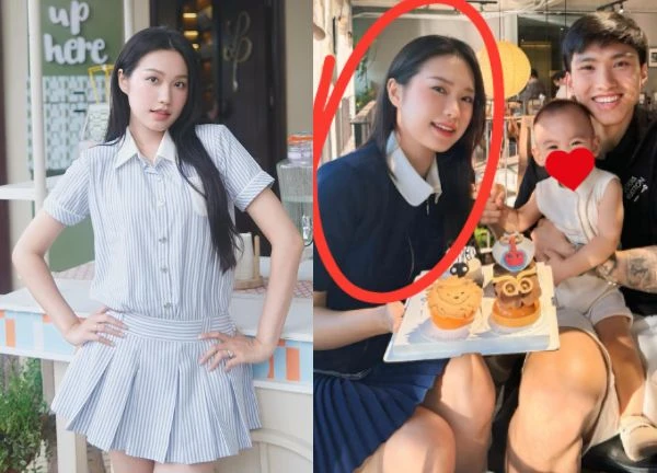 Van Hau's wife appeared with a swollen face, elegant visual that you can't get enough of